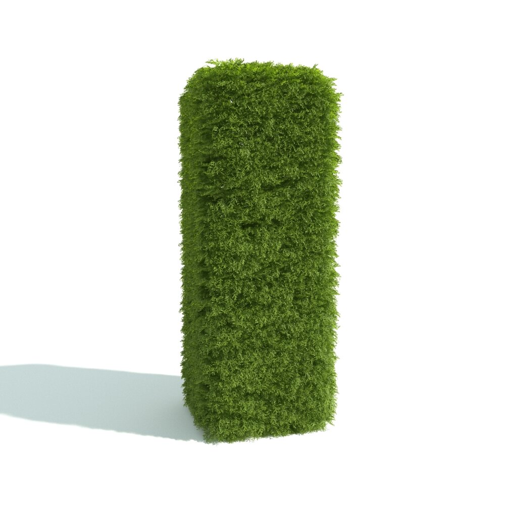 Green Vertical Garden Hedge 3D модель