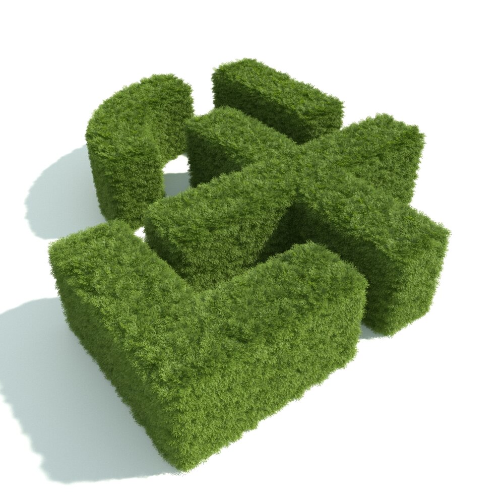 Green Hedge Labyrinth Modello 3D