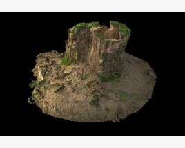 Rugged Cliff Formation 3D 모델 