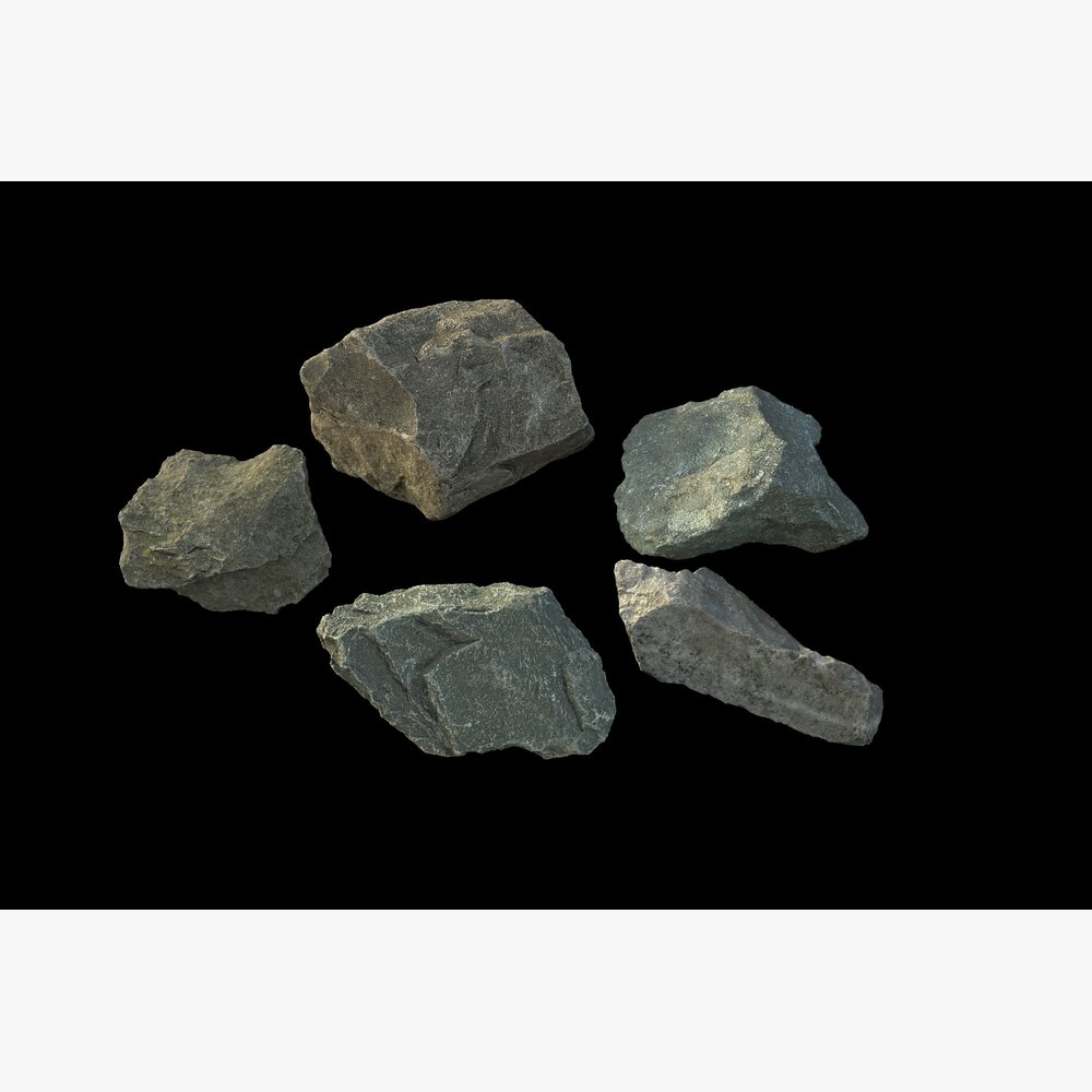 Assorted Stones 02 3D-Modell