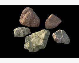 Assorted Stones 03 3D-Modell