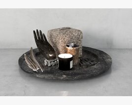Rustic Table Centerpiece 3D-Modell
