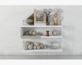 Crafting Essentials Shelf Display 3D模型