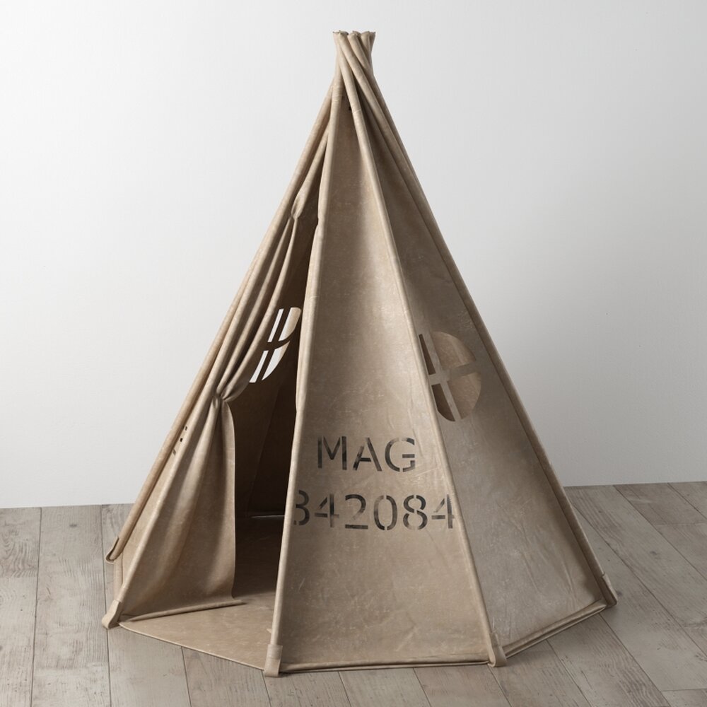 Canvas Play Tent 3D model