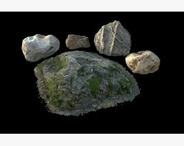 Assorted Stones 08 3D-Modell