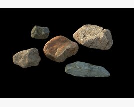 Assorted Stones 12 3D 모델 