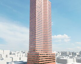 Modern Skyscraper 02 3D-Modell