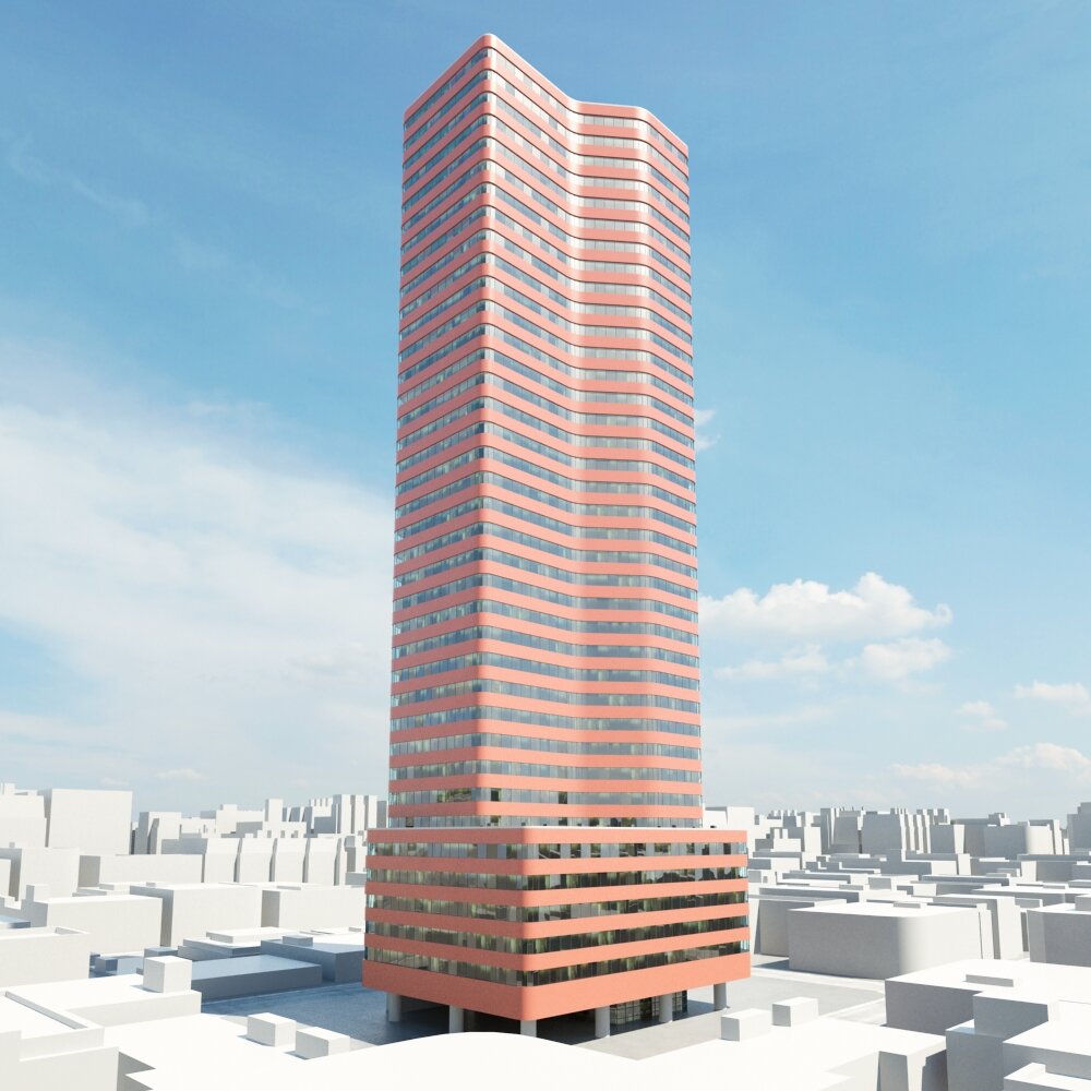 Modern Skyscraper 02 3Dモデル