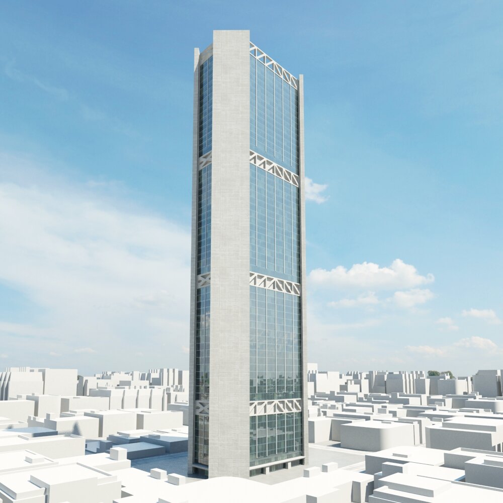 Modern Skyscraper Architecture 02 3D 모델 