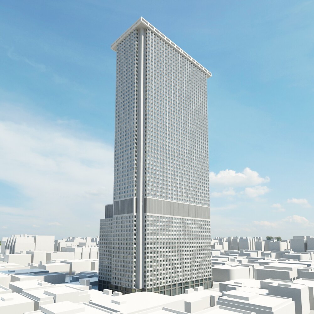 Modern Skyscraper 09 3D-Modell