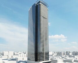 Modern Skyscraper Design 07 Modello 3D