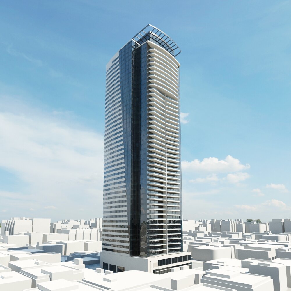 Modern Skyscraper Design 07 3Dモデル