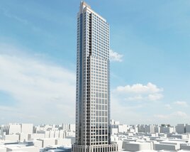 Modern Skyscraper 09 3D-Modell