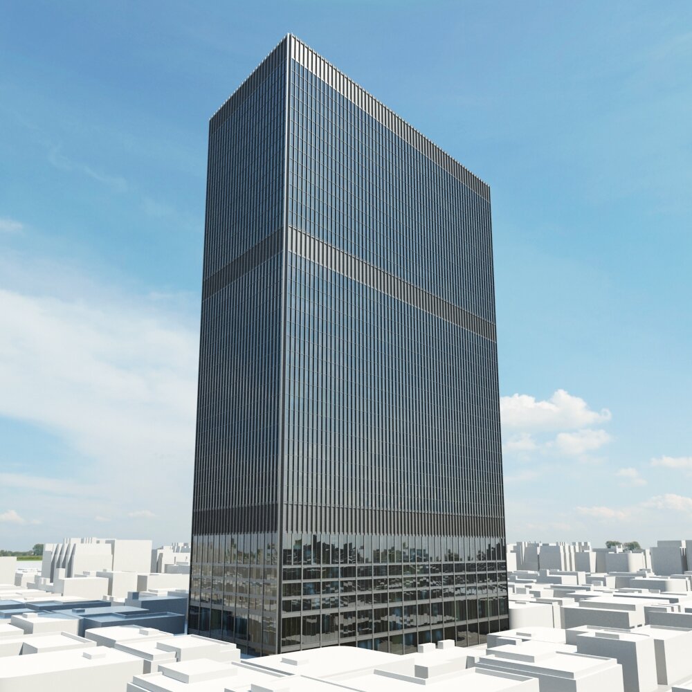 Modern Urban Skyscraper 03 Modèle 3D