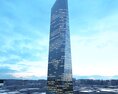 Twisting Skyscraper Design 3D-Modell