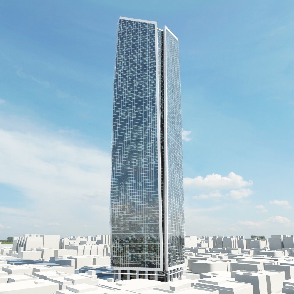 Modern Skyscraper Design 08 3D модель