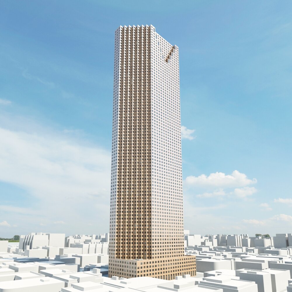Modern Skyscraper 14 3D 모델 