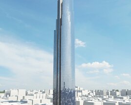 Modern Skyscraper 13 3Dモデル