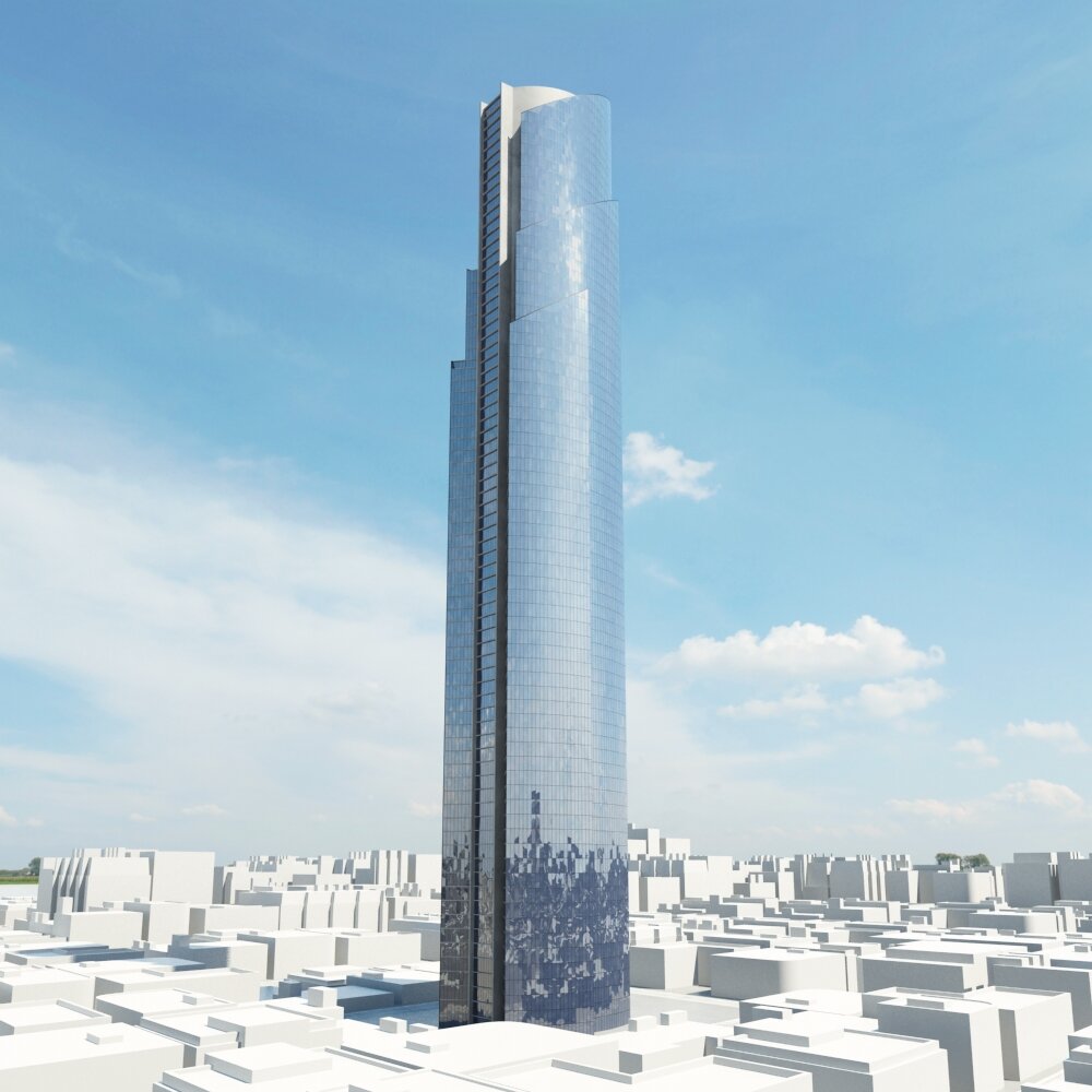 Modern Skyscraper 13 3D 모델 