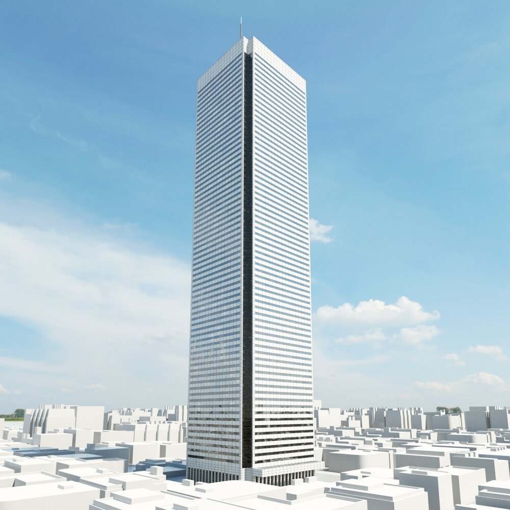 Modern Skyscraper 12 3D model