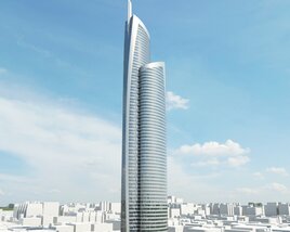 Modern Skyscraper Design 09 3D модель