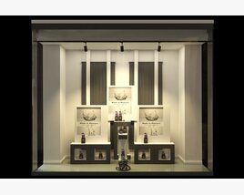 Elegant Perfumery Store Display 3D model