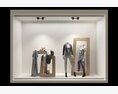 Sleek Fashion Store Display Modèle 3d