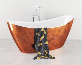 Contemporary Bathtub 3D-Modell