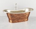 Elegance Copper Bathtub Modello 3D
