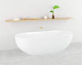 Modern Bathtub Modello 3D