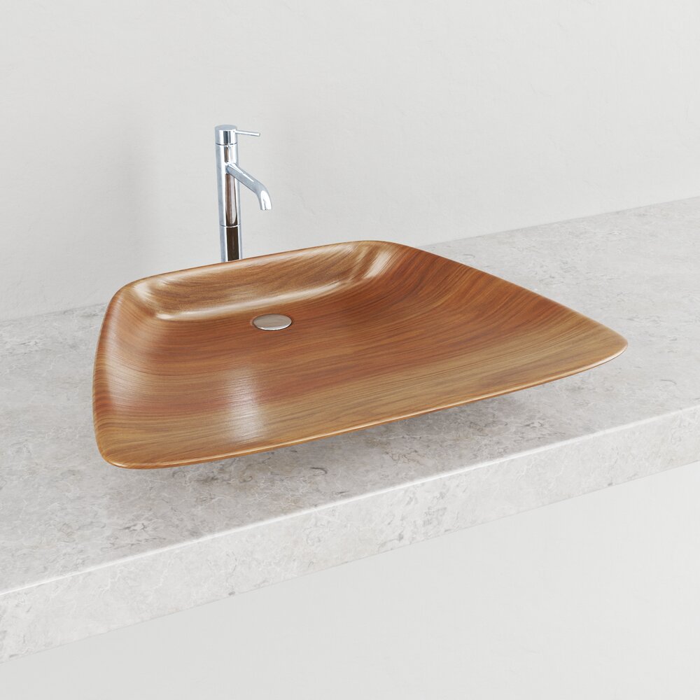 Modern Wooden Sink 3Dモデル