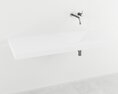 Modern Wall-Mounted Sink Modello 3D