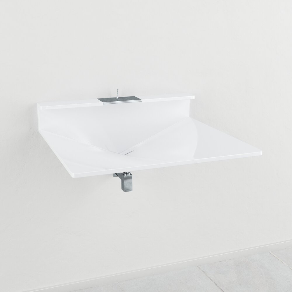 Wall-mounted Sink 3D 모델 