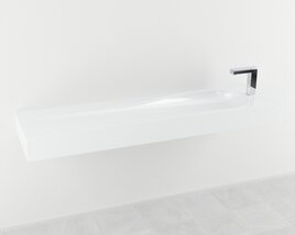 Sleek Modern Sink 3D-Modell