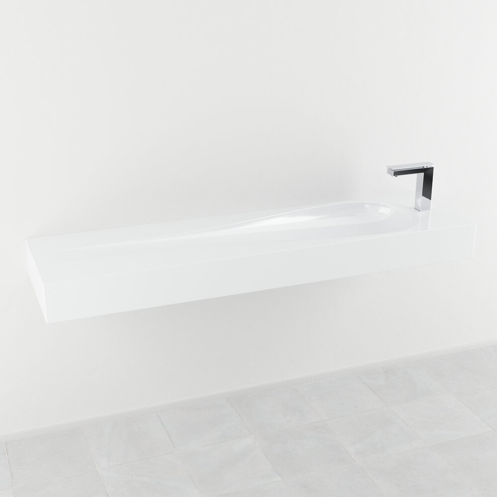 Sleek Modern Sink Modello 3D