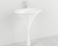Elegant Modern Pedestal Sink Modèle 3d