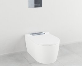 Modern Wall-Hung Toilet 3D模型