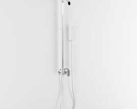 Wall-Mounted Handheld Shower 3D 모델 