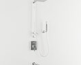 Wall-Mounted Shower Panel 3Dモデル