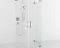 Modern Glass Shower Enclosure 02 3d model