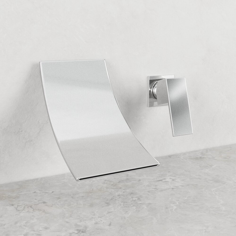 Modern Wall-Mounted Faucet 3D 모델 