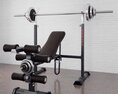 Adjustable Weightlifting Bench Modelo 3D