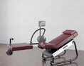Adjustable Gym Bench with Leg Curl Machine 3d model