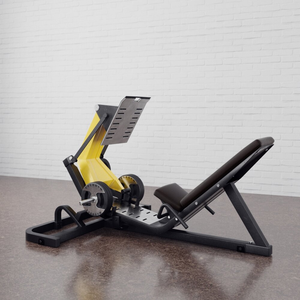 Adjustable Rowing Machine 3D модель