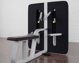 Gym Chest Press Machine Modèle 3D