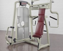 Gym Station Machine 3D 모델 