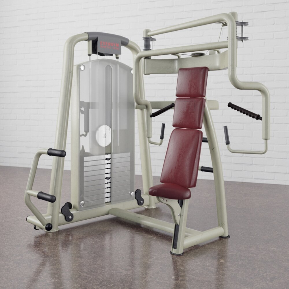 Gym Station Machine 3D 모델 