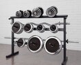 Dumbbell and Barbell Rack 3D 모델 