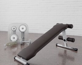 Adjustable Workout Bench 3Dモデル