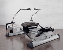 Compact Gym Rowing Machine 3D 모델 